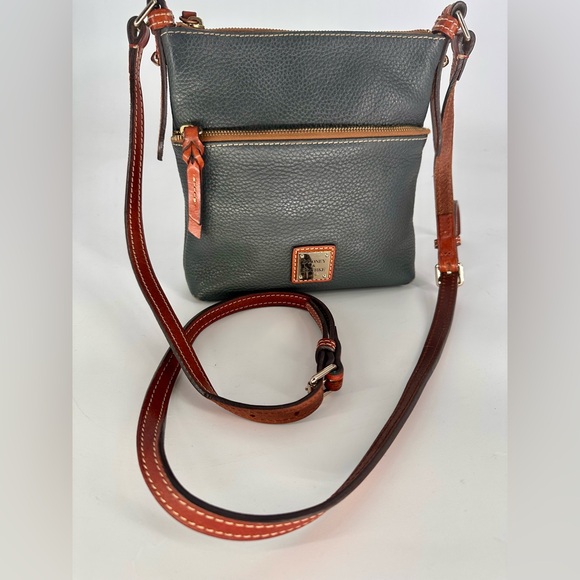 Dooney & Bourke Navy Leather Crossbody Bag - Picture 2 of 15